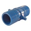Apollo By Tmg 1-1/4 in. x 1-1/4 in. Blue Twister Polypropylene Insert Coupling ABTC114